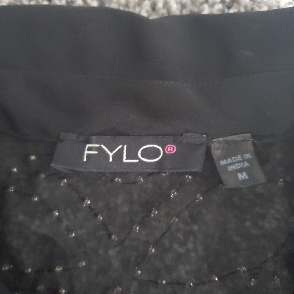 Sheer button blouse - Picture 5 of 6